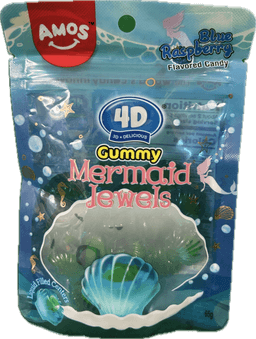 Amos 4D Gummy Mermid Jewels 60g view 1